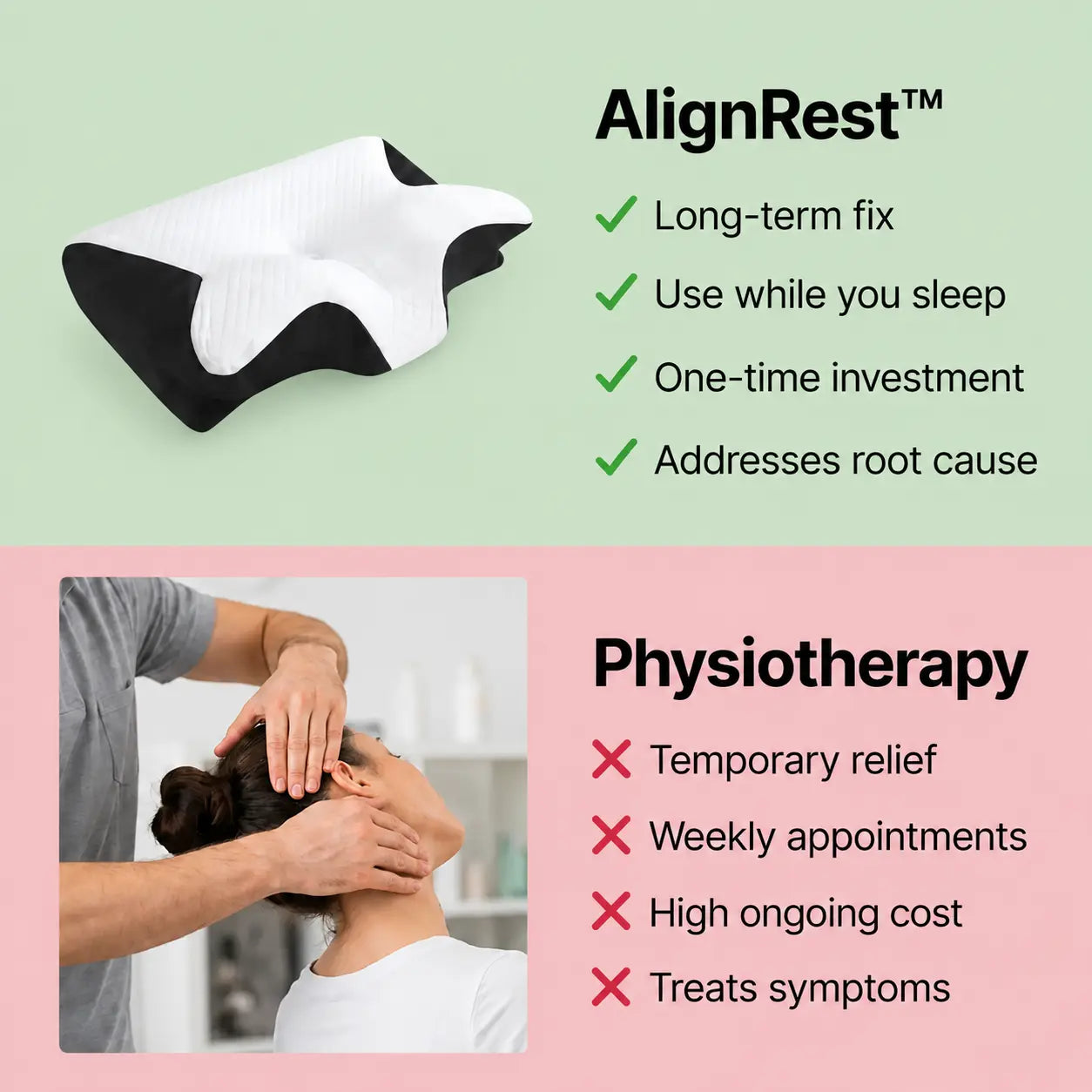 AlignRest™ - Designed to Help Reduce Neck Pressure While You Sleep
