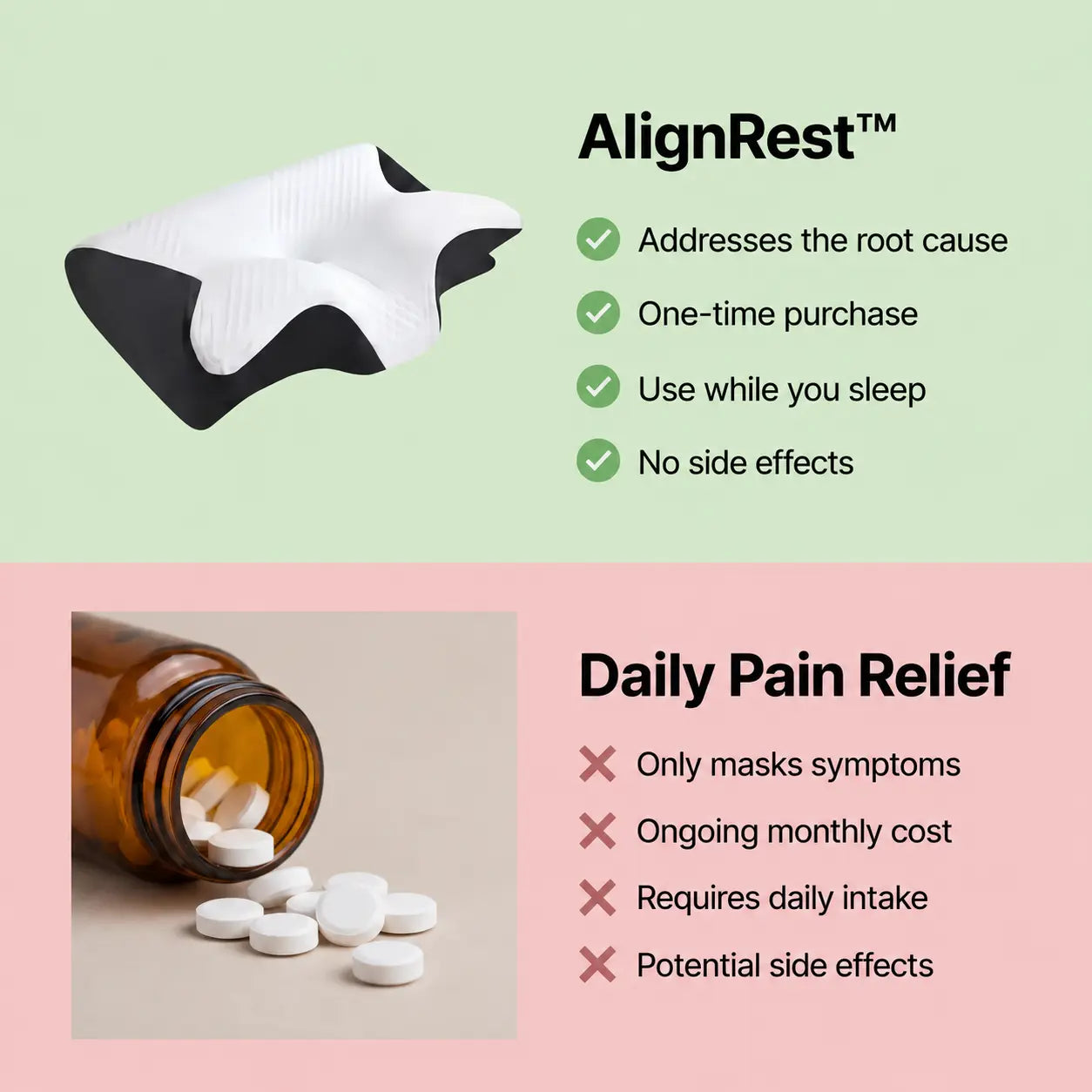 AlignRest™ - Designed to Help Reduce Neck Pressure While You Sleep