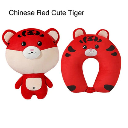 2 in 1 Cute Penguin U Shape Travel Neck Pillow