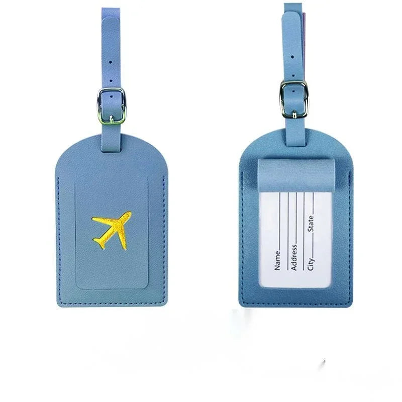 PU Leather Luggage Tag