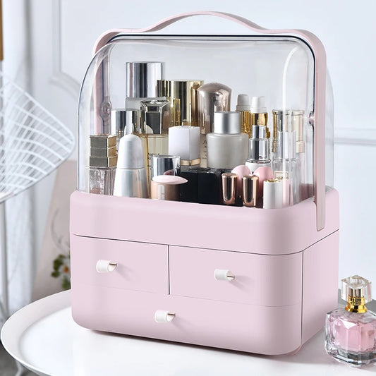 Dustproof Desktop Makeup Organizer Box