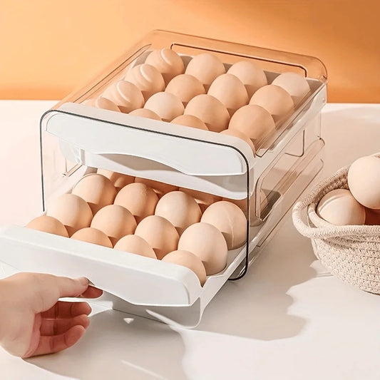 Double Layer Refrigerator Egg Storage Box