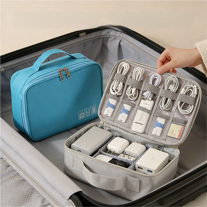 Travel Cable Organizer Pouch Electronics Storage Bag