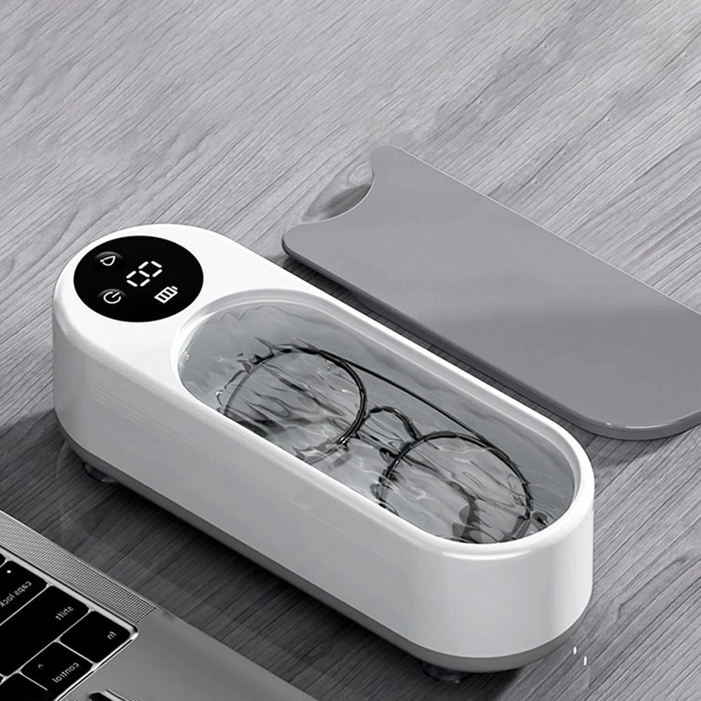 Ultrasonic Glasses Cleaner Wireless Eyewear Cleaning