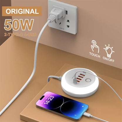 50W USB Charger Multi Port Fast Charging