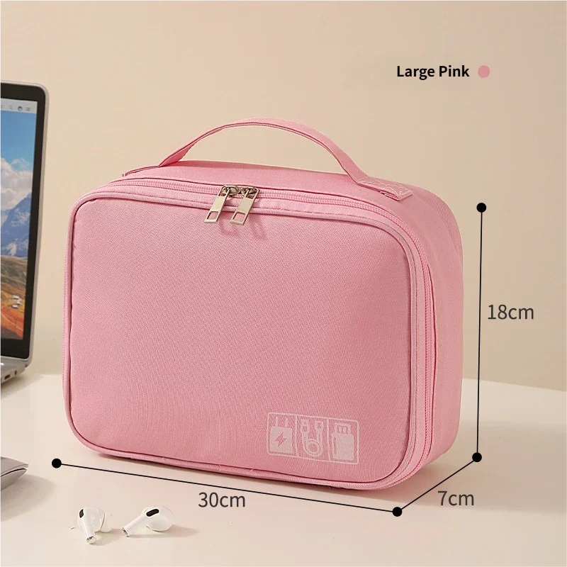 Travel Cable Organizer Pouch Electronics Storage Bag