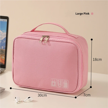 Travel Cable Organizer Pouch Electronics Storage Bag