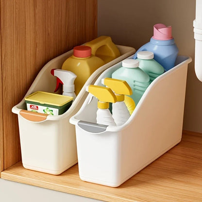 Curved Plastic Storage Bins Set