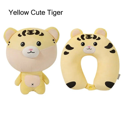 2 in 1 Cute Penguin U Shape Travel Neck Pillow