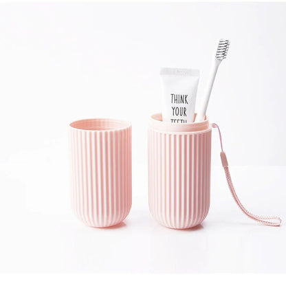 Portable Toothbrush Toothpaste Holder