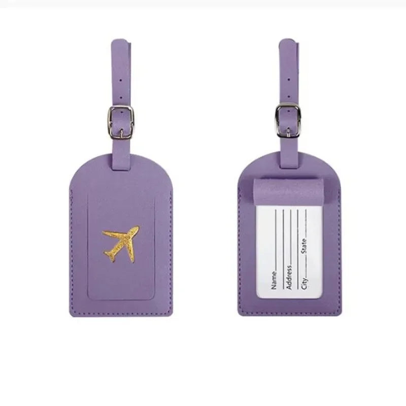 PU Leather Luggage Tag