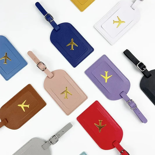 PU Leather Luggage Tag