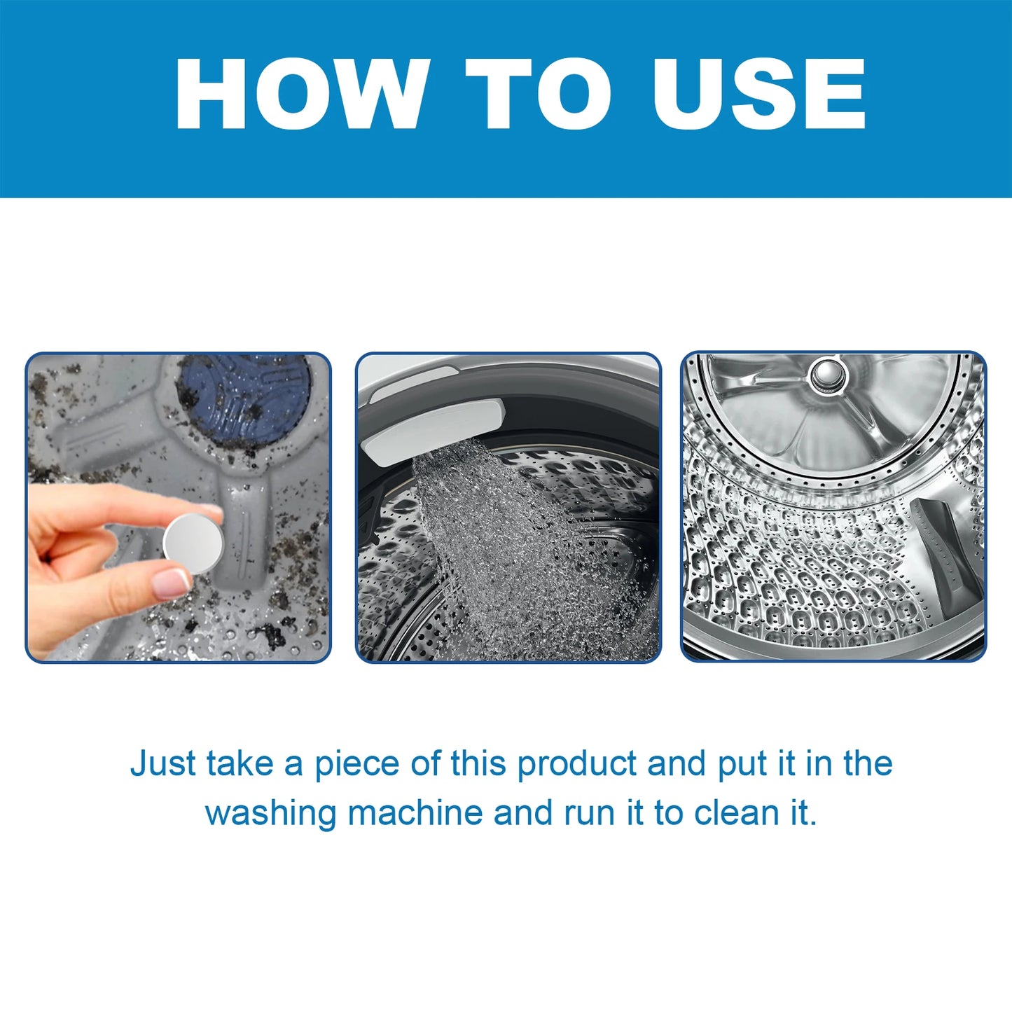 Struqt DrumClear™ - Premium Washing Machine Cleaner Tablets