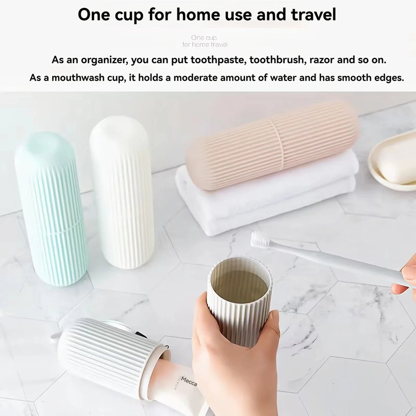 Portable Toothbrush Toothpaste Holder