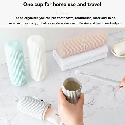 Portable Toothbrush Toothpaste Holder