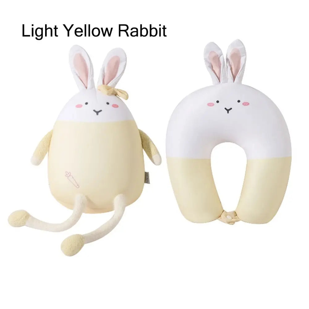 2 in 1 Cute Penguin U Shape Travel Neck Pillow