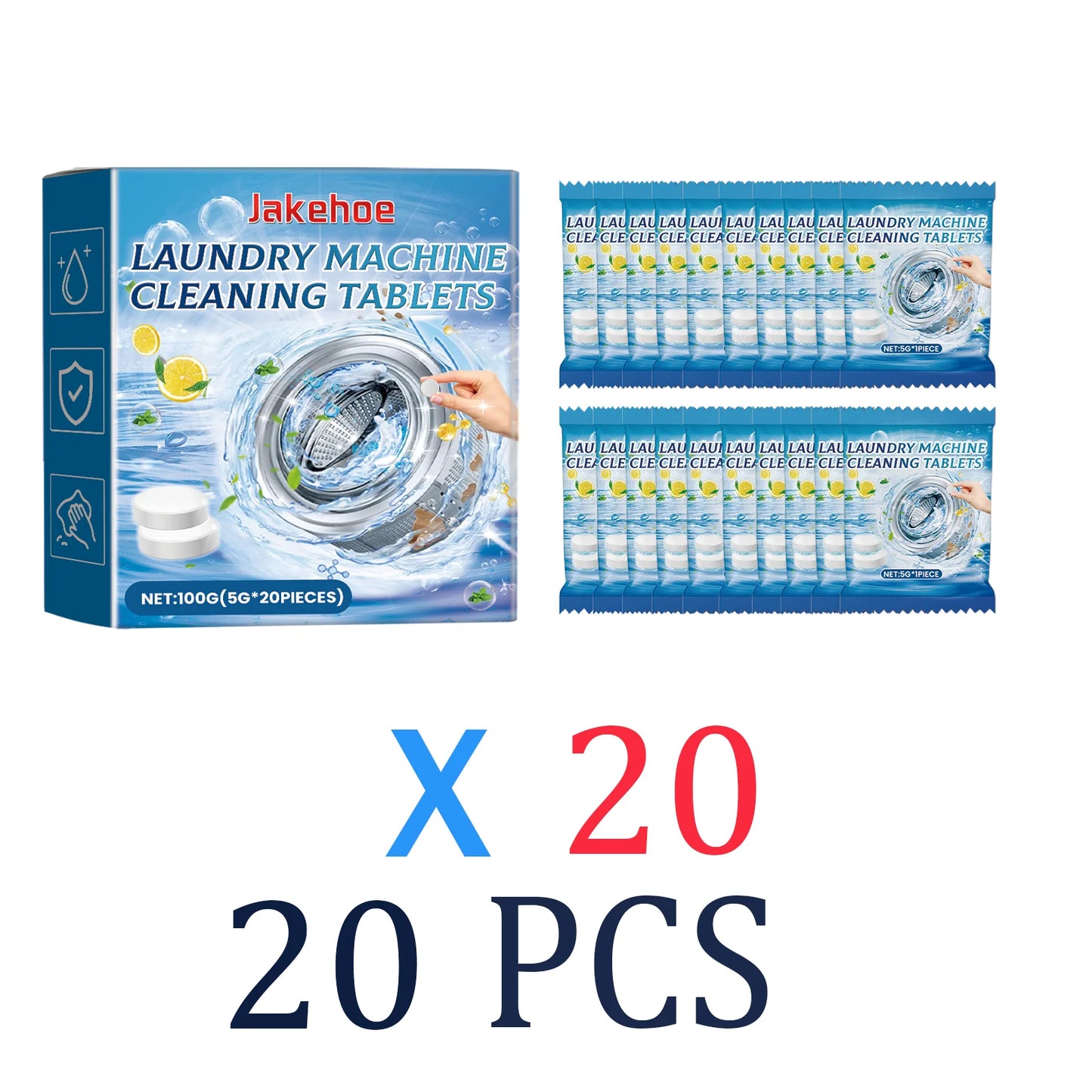 Struqt DrumClear™ - Premium Washing Machine Cleaner Tablets
