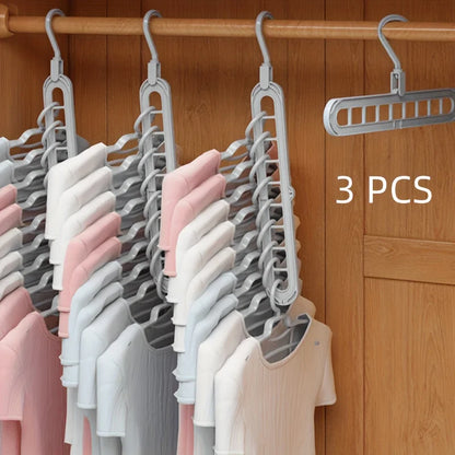 Foldable Space Saving Clothes Hangers Set