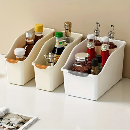 Curved Plastic Storage Bins Set