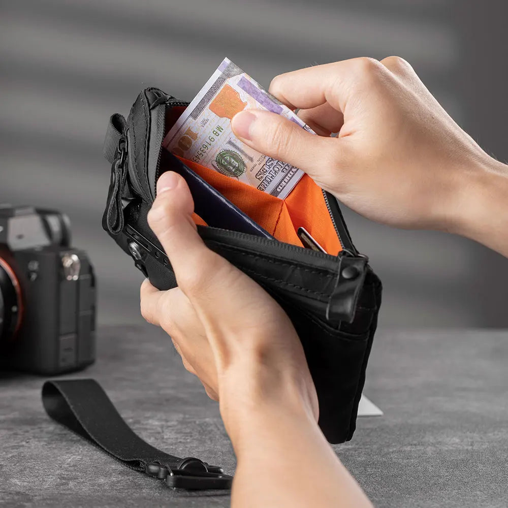 Blocking Travel Clutch Passport Holder