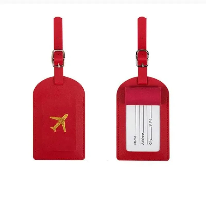 PU Leather Luggage Tag