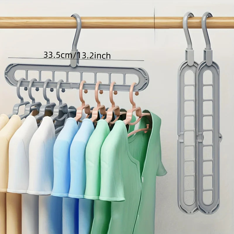 Foldable Space Saving Clothes Hangers Set