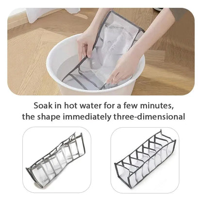 3 Pcs Foldable Underwear Storage Box