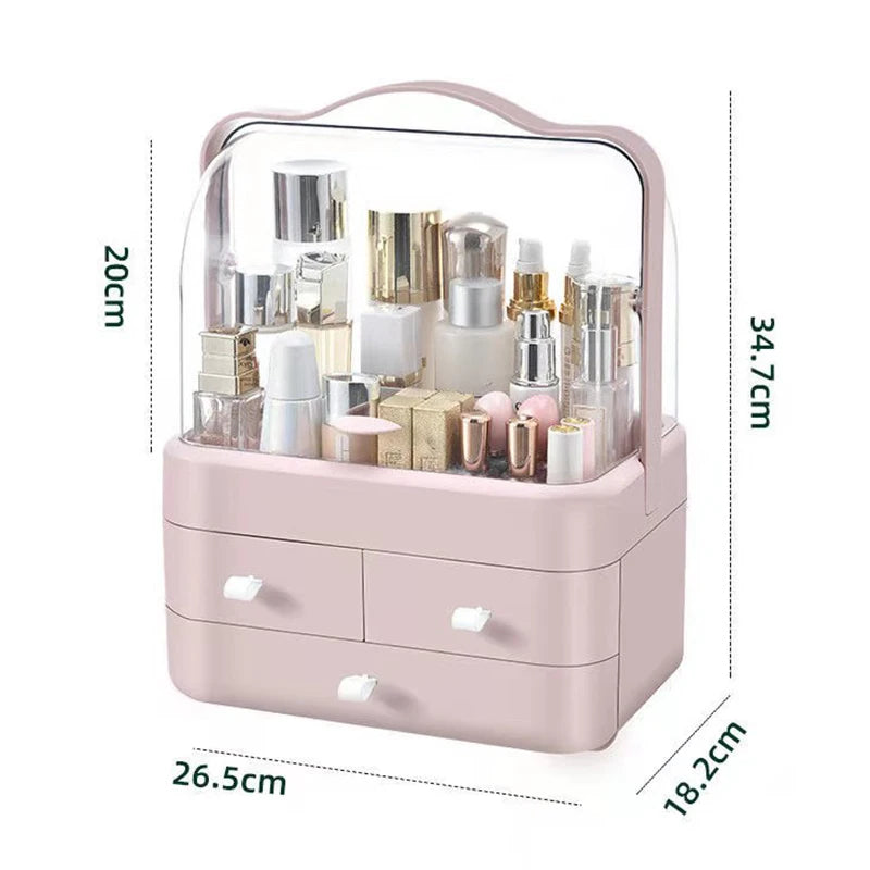 Dustproof Desktop Makeup Organizer Box