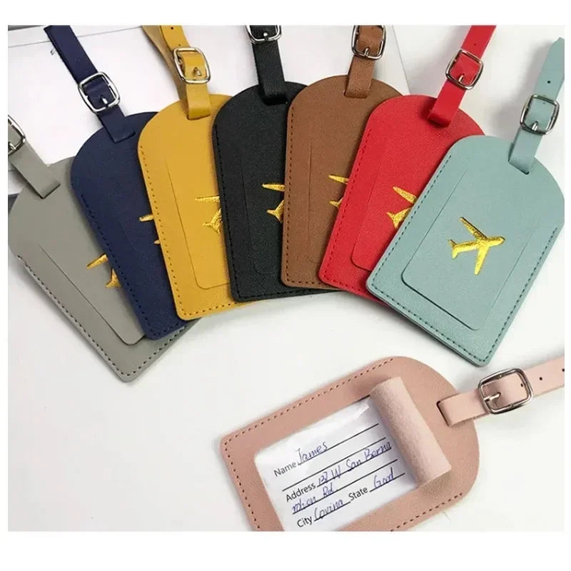 PU Leather Luggage Tag