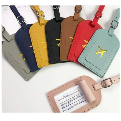 PU Leather Luggage Tag