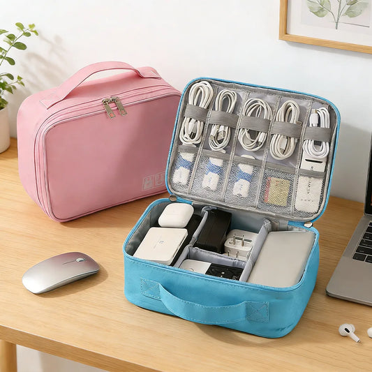 Travel Cable Organizer Pouch Electronics Storage Bag
