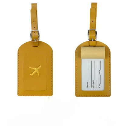 PU Leather Luggage Tag