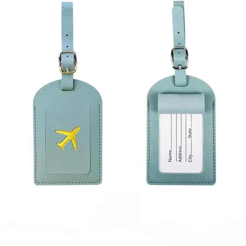 PU Leather Luggage Tag