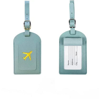 PU Leather Luggage Tag