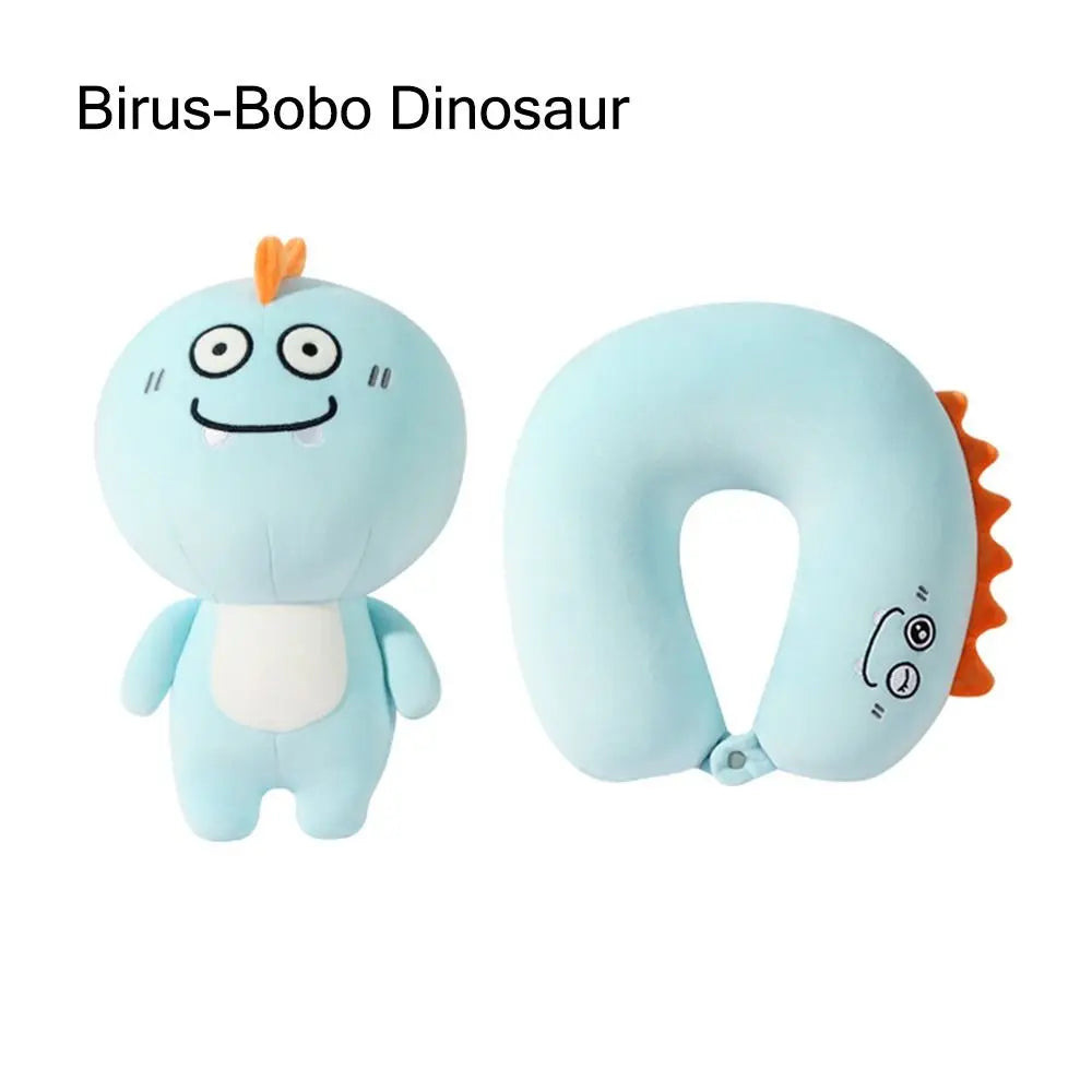 2 in 1 Cute Penguin U Shape Travel Neck Pillow