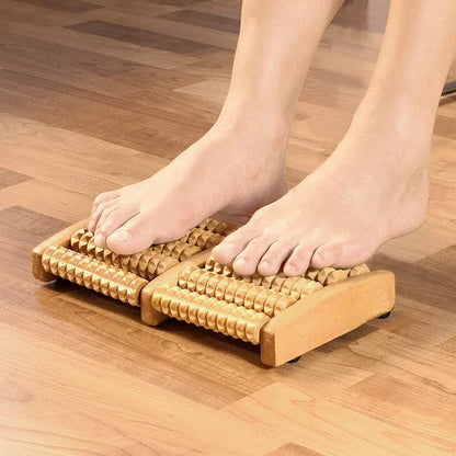 Wooden Foot Massage Roller