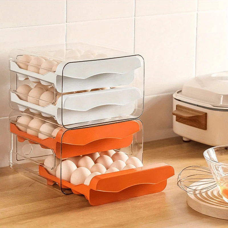 Double Layer Refrigerator Egg Storage Box
