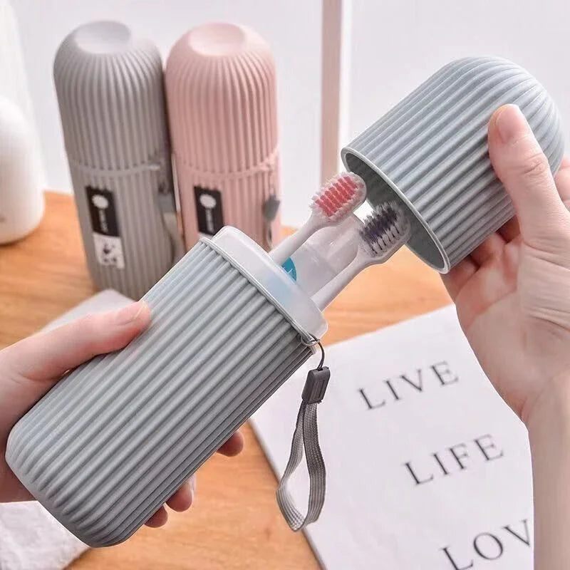 Portable Toothbrush Toothpaste Holder