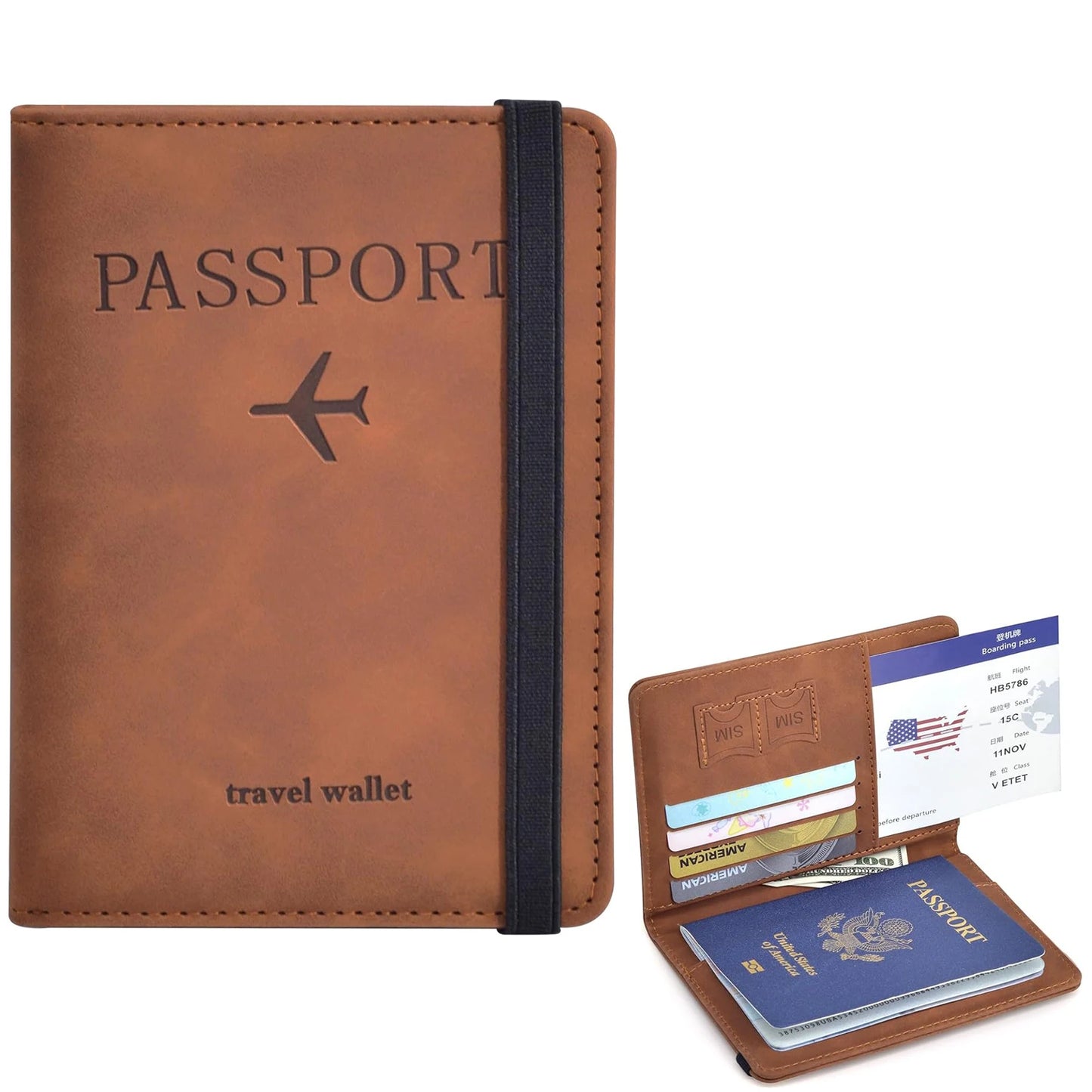 Travel Wallet Cover Case