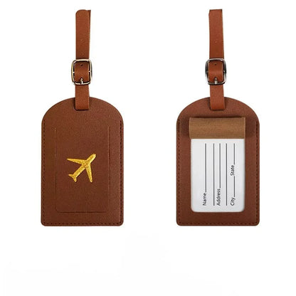 PU Leather Luggage Tag