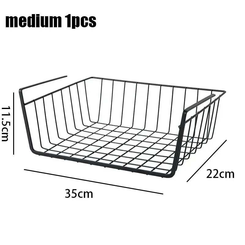 Under Desk Hanging Mesh Basket