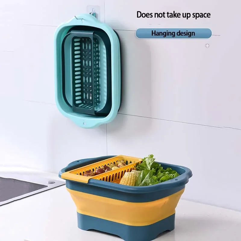 Foldable Silicone Strainer Basket