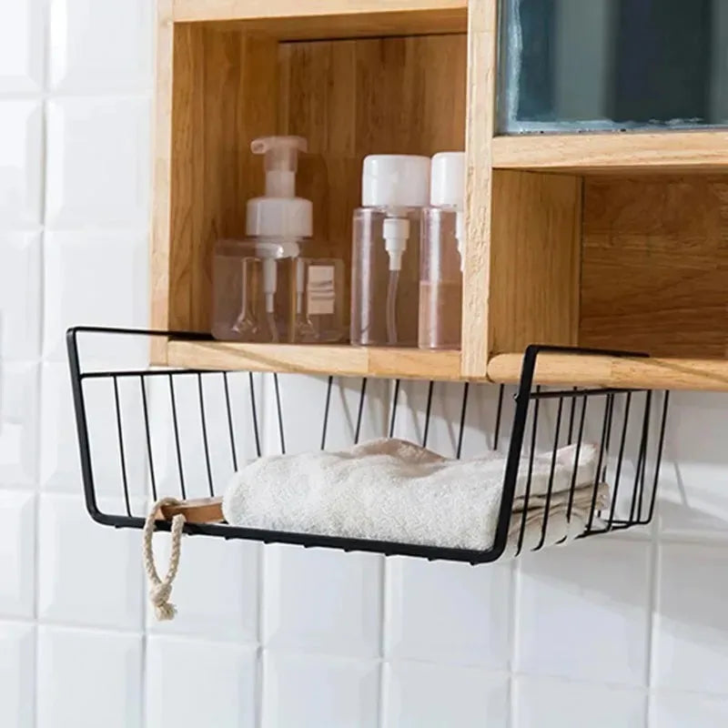 Under Desk Hanging Mesh Basket