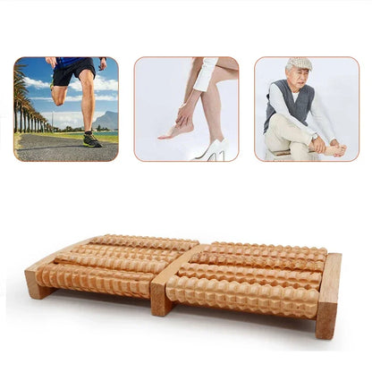 Wooden Foot Massage Roller