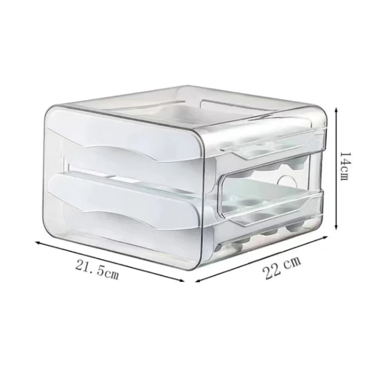 Double Layer Refrigerator Egg Storage Box