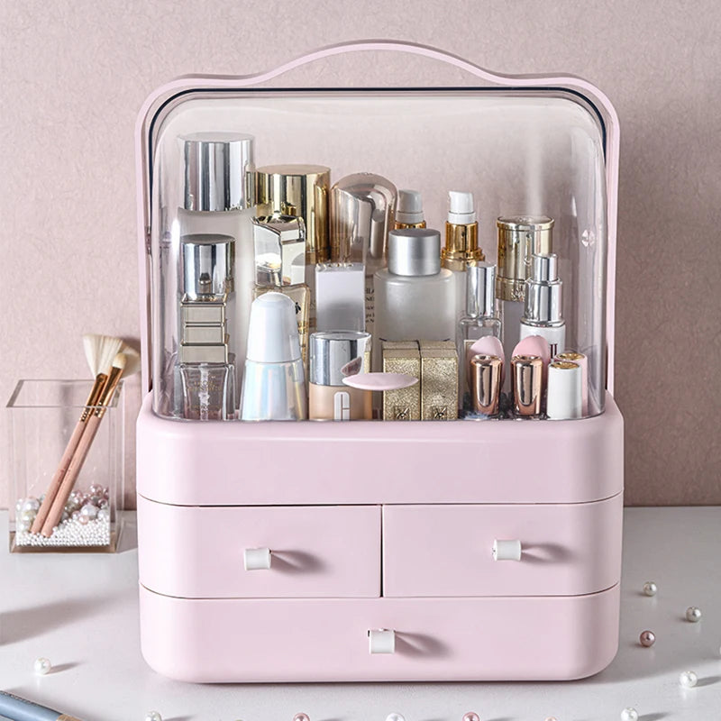 Dustproof Desktop Makeup Organizer Box