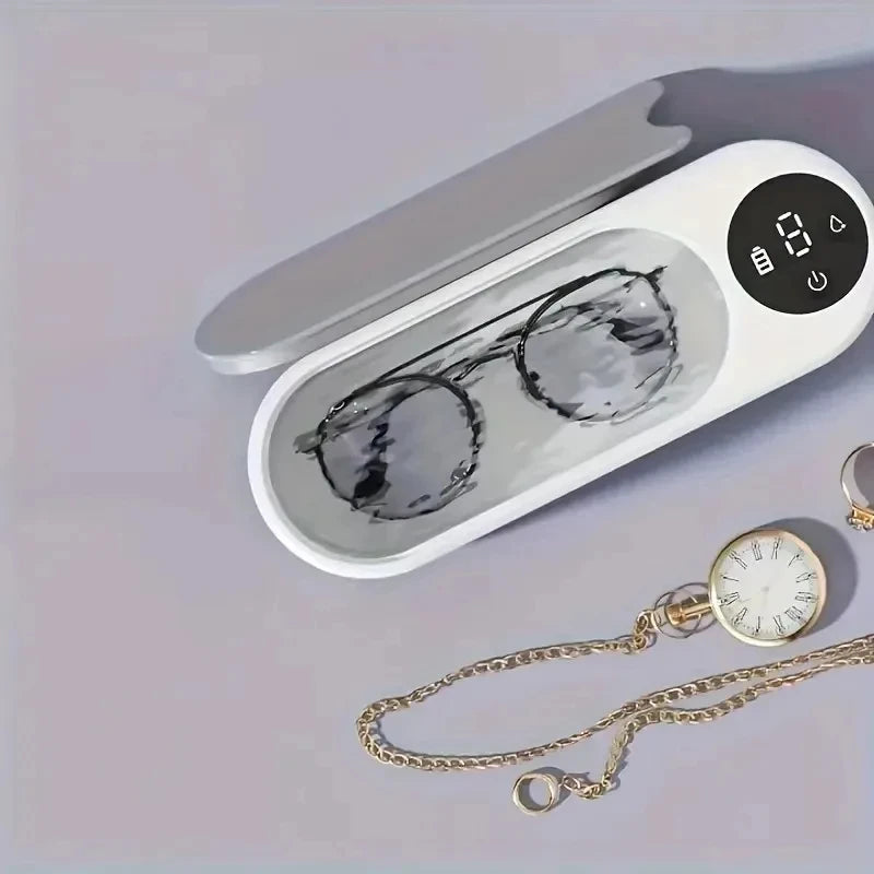 Ultrasonic Glasses Cleaner Wireless Eyewear Cleaning