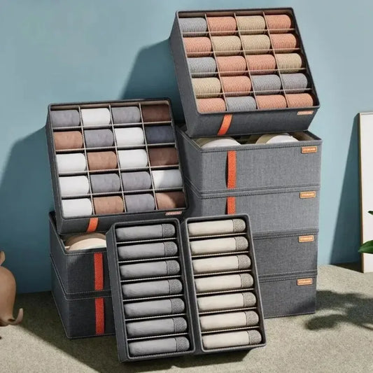 Dark Grey Underwear Storage Box