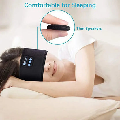 Bluetooth Headband Headphones Sleep Sports Music Eye Mask