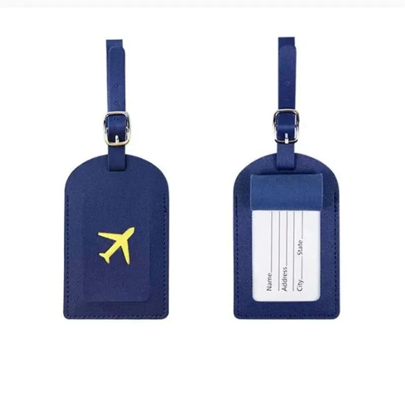 PU Leather Luggage Tag